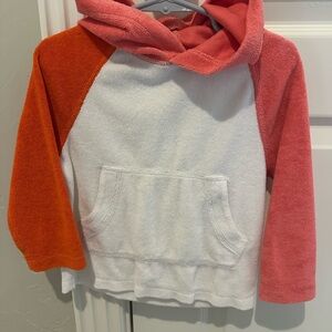 Kids Colorful Hoodie - White, Pink, and Red